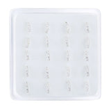 20 Pcs 925 Sterling Silver Nose Rings&Studs Rainbow Cz Inlaid Zircon