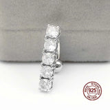 925 Sterling Silver Belly Button Rings Zircon Navel Piercing Body Jewelry