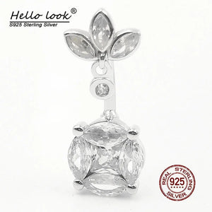 Zircon Charms Navel Piercing S925 Silver Belly Button Rings Sexy Women