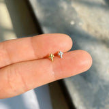 24pcs/set Cross Nose Studs 925 Sterling Silver Nose Rings for Women