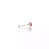 2mm/3mm Zircon Nose Piercing Ring Set 24pcs 925 Sterling Silver Body Jewelry