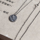 925 Silver Baby Devil Pendant Necklace for Men