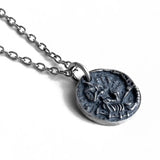 925 Silver Baby Devil Pendant Necklace for Men