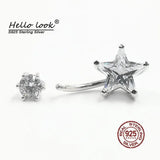 925 Silver Belly Piercing Star Zircon Navel Ring