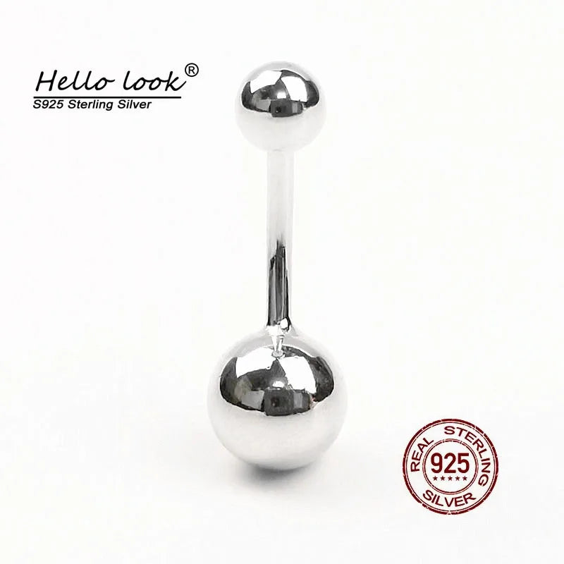 925 Silver Belly Piercing Sexy Body Jewelry Silver Ball
