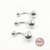925 Silver Belly Piercing Sexy Body Jewelry Silver Ball