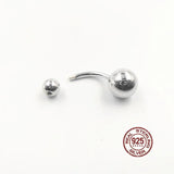 925 Silver Belly Piercing Sexy Body Jewelry Silver Ball