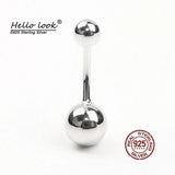 925 Silver Belly Piercing Sexy Body Jewelry Silver Ball