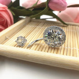 925 Silver Belly Ring CZ Belly Bar Navel Piercing