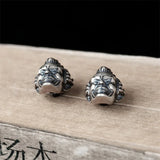 925 Sterling Silver Clown Studs Earrings Gothic Halloween Party