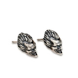 925 Sterling Silver Clown Studs Earrings Gothic Halloween Party