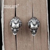 925 Sterling Silver Clown Studs Earrings Gothic Halloween Party