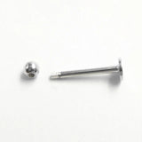 925 Silver Lip Stud Body Piercing Jewelry 3mm Ball Lip Piercing Labret Lip Ring