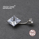 925 Silver Navel Piercing CZ Belly Button Ring Sexy Body Jewelry