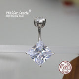 925 Silver Navel Piercing CZ Belly Button Ring Sexy Body Jewelry