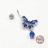 Butterfly Navel Piercing 925 Silver Belly Botton Piercing