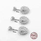Zircon Lion Belly Button Ring 925 Sterling Silver Navel Piercing