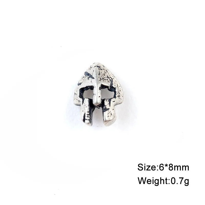 Gothic 925 Silver Ear Studs Vintage Piercing Jewelry DIY Punk Earrings