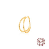 Double Circle Nose Ring 925 Sterling Silver Body Jewelry