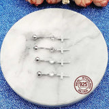 925 Silver Cross Pendant Belly Button Ring Sexy Navel Piercing