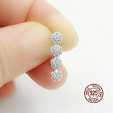 925 Silver Belly Button Ring Zircon Navel Piercing