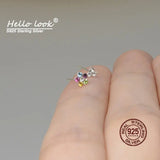 925 Silver Nose Ring Set Septum Nostril Body Jewelry