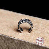 Punk Octopus Tentacle Clip Earring Gothic 925 Sterling Silver Earcuff