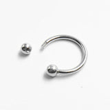 925 Sterling Silver Nose Ring Body Jewelry Nipple Ring Men Women