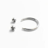 925 Sterling Silver Nose Ring Body Jewelry Nipple Ring Men Women