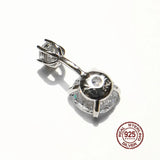 Zircon Navel Piercing 925 Sterling Silver Belly Ring for Women