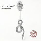 Snake Belly Navel Piercing 925 Sterling Silver Sexy Body Jewelry