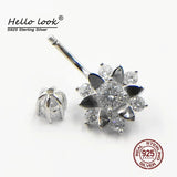 925 Sterling Silver Sunflower Belly Button Ring