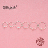 925 Sterling Sliver Character Joker Hoop Nose Ring