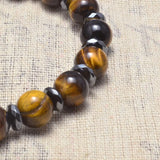 Hematite Tiger Eye Fengshui Pixiu Bracelet 10mm