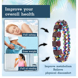 Hematite Magnetic Therapy Bracelet Lymph Drainage Detox Slimming Bracelet