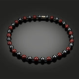 Hematite Magnetic Therapy Necklace Red Beads