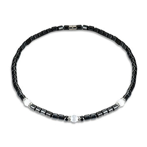 Hematite Necklace Magnetic Therapy Healing Health Jewelry Beads Pearls