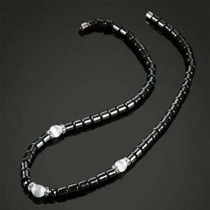 Hematite Necklace Magnetic Therapy Healing Health Jewelry Beads Pearls