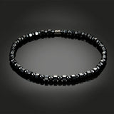Hematite Necklace Magnetic Therapy Healing Unisex Beads