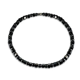 Hematite Necklace Magnetic Therapy Healing Unisex Beads