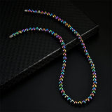 Hematite Necklace Magnetic Therapy Healing Unisex Jewelry