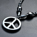 Hematite Magnetic Therapy Necklace Unisex Jewelry