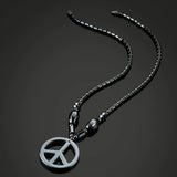 Hematite Magnetic Therapy Necklace Unisex Jewelry