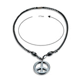 Hematite Magnetic Therapy Necklace Unisex Jewelry