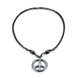 Hematite Magnetic Therapy Necklace Unisex Jewelry