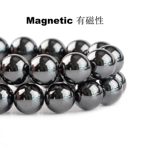 Hematite Round Beads Iron Magnet DIY Jewelry Necklace Earring