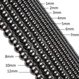 Hematite Round Beads Iron Magnet DIY Jewelry Necklace Earring