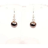 Hematite Stone Earrings Modern Style