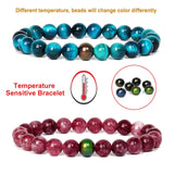 Hematite Temperature Sensing Bracelet Mood Changing Jewelry