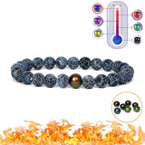 Hematite Temperature Sensing Bracelets Natural Stone Beads